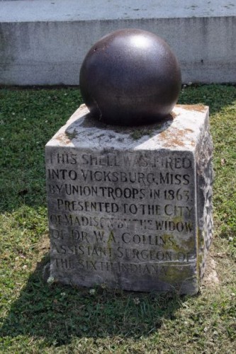 CITY OF MADISON CANNON BALL WAR MEMORIAL - National War Memorial Registry