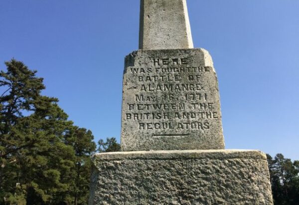 BATTLE OF ALAMANCE SHAFT MONUMENT STONE B