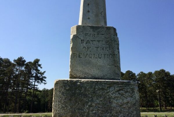 BATTLE OF ALAMANCE SHAFT MONUMENT STONE A