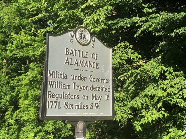 BATTLE OF ALAMANCE REVOLUTIONARY WAR MEMORIAL MARKER II