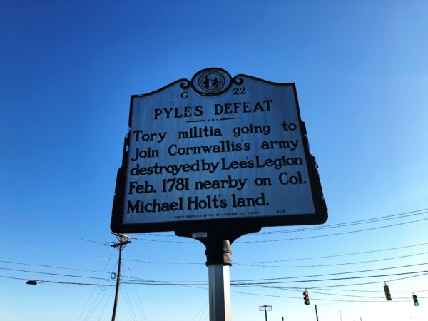 PYLE’S DEFEAT REVOLUTIONARY WAR MEMORIAL MARKER II