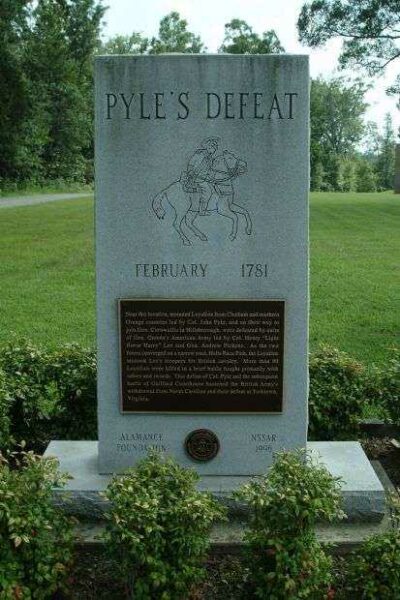 PYLE’S DEFEAT REVOLUTIONARY WAR MEMORIAL