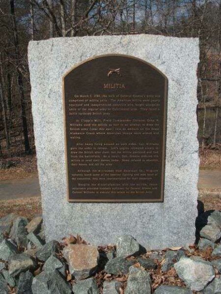 BATTLE OF CLAPP’S MILL REVOLUTIONARY WAR MEMORIAL PLAQUE IV